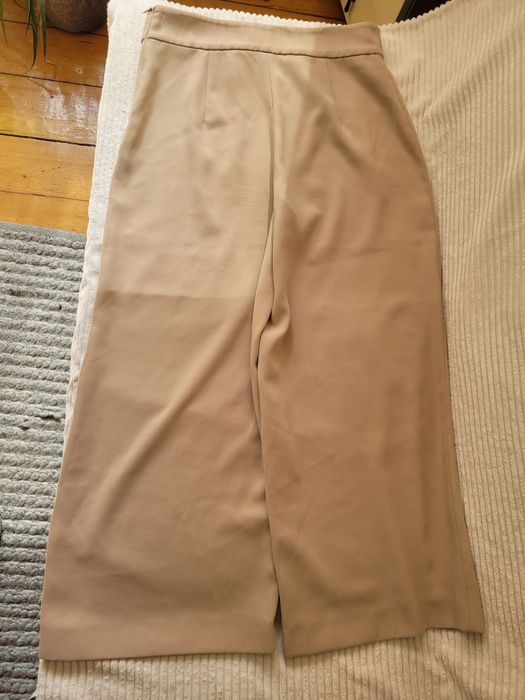 Spodnie damskie kuloty Zara wysoki stan  rozm.S 36-38