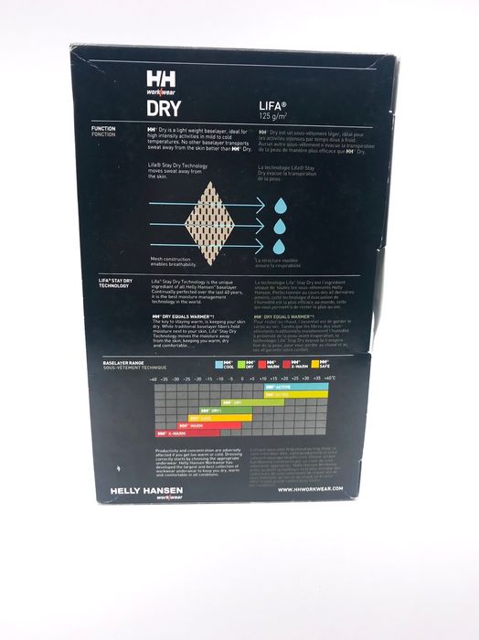 Чоловіча термокофтка Helly Hansen Dry. Розмір: S,M, 3XL, 4XL