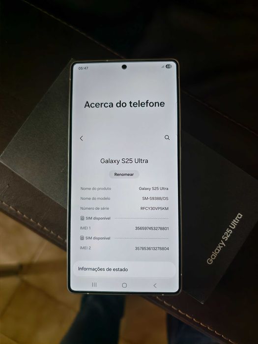 Samsung galaxy s25 ultra novo garantia