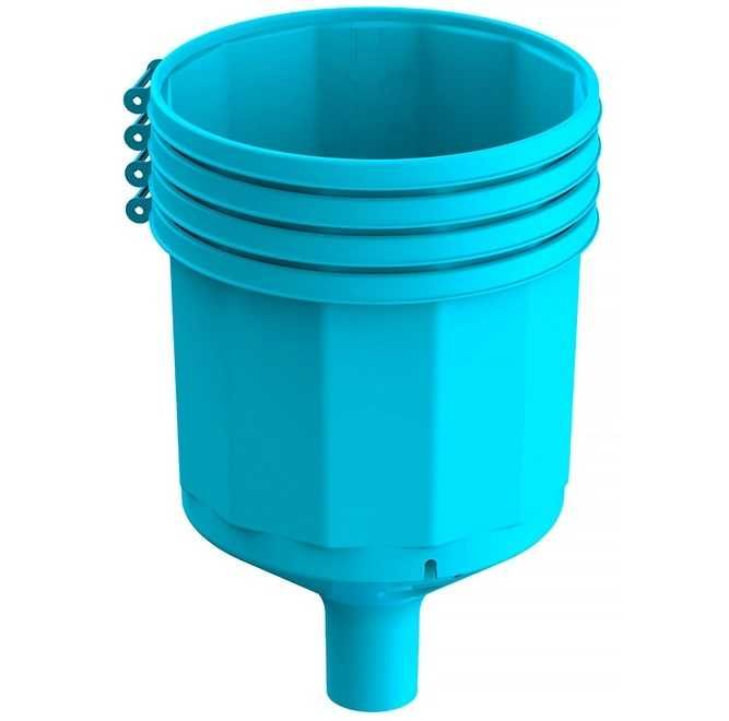 Poidło dla kur automatyczne z przezroczystym zasobnikiem