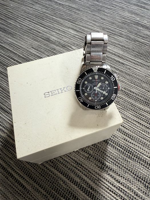 Seiko solar chronograph