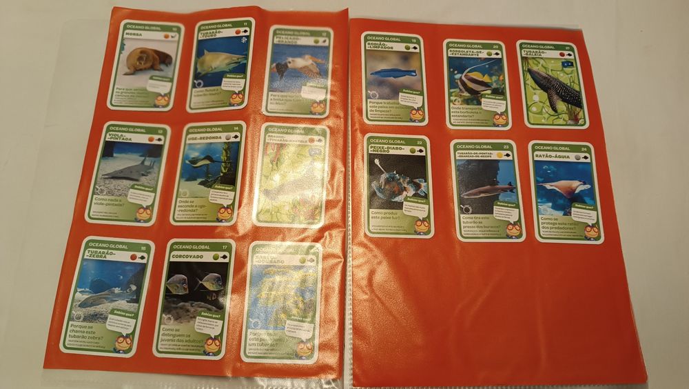 Oceanos. Cartas Pingo Doce. 120 cartas