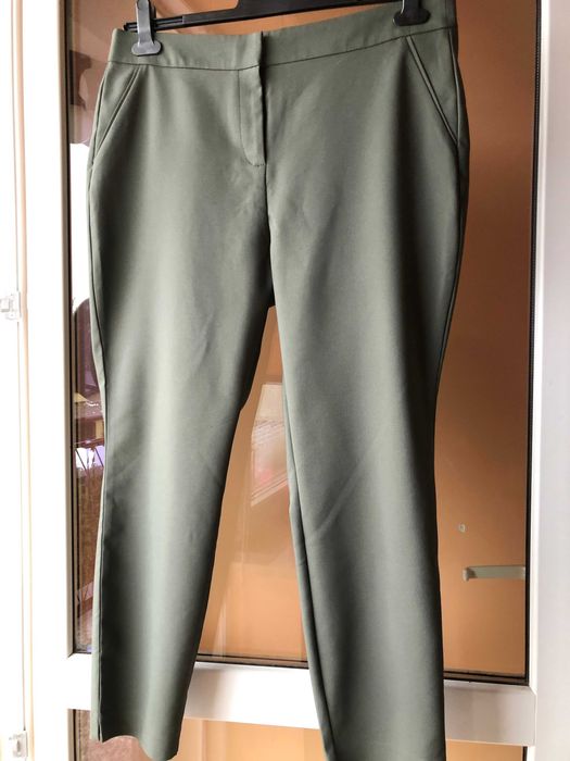spodnie damskie oliwkowe 44