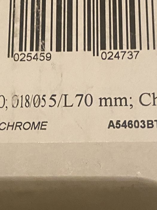 Zestaw maskujący pojedyńczy chrom