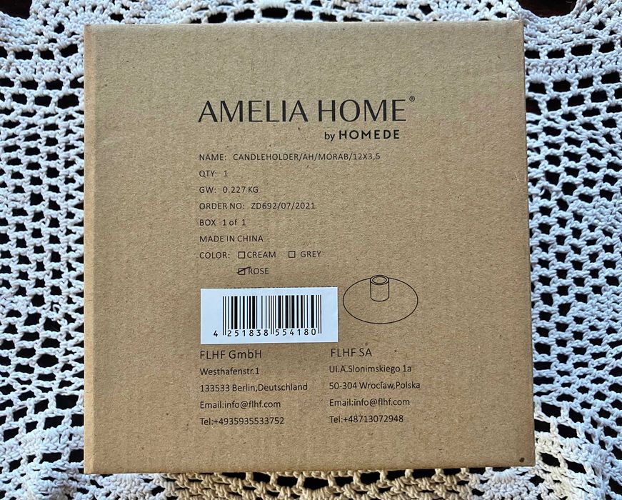 Świecznik ceramiczny Amelia Home