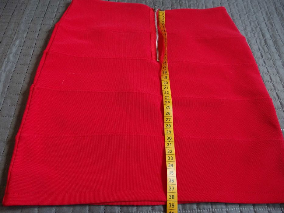 Czerwona spódniczka mini Topshop rozmiar S