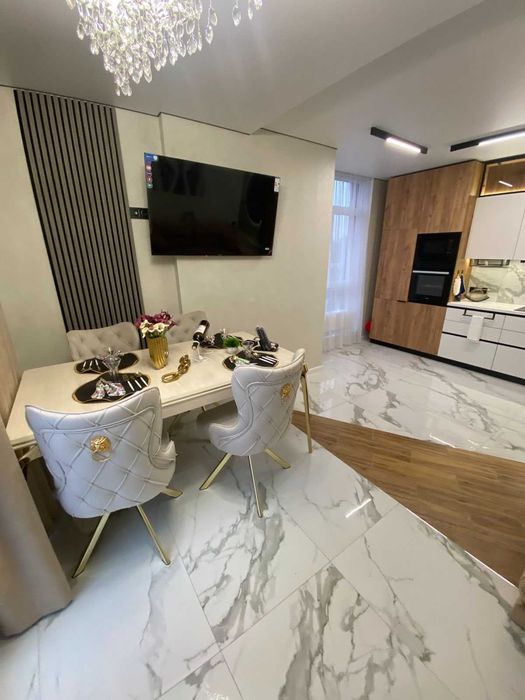 Дизайнерская квартира в новом доме. Терраса.