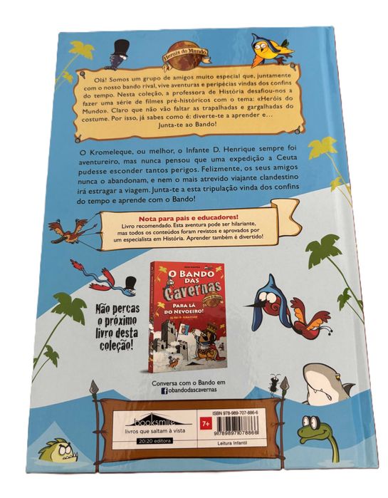 Livros "O Bando das Cavernas" 1 e 5