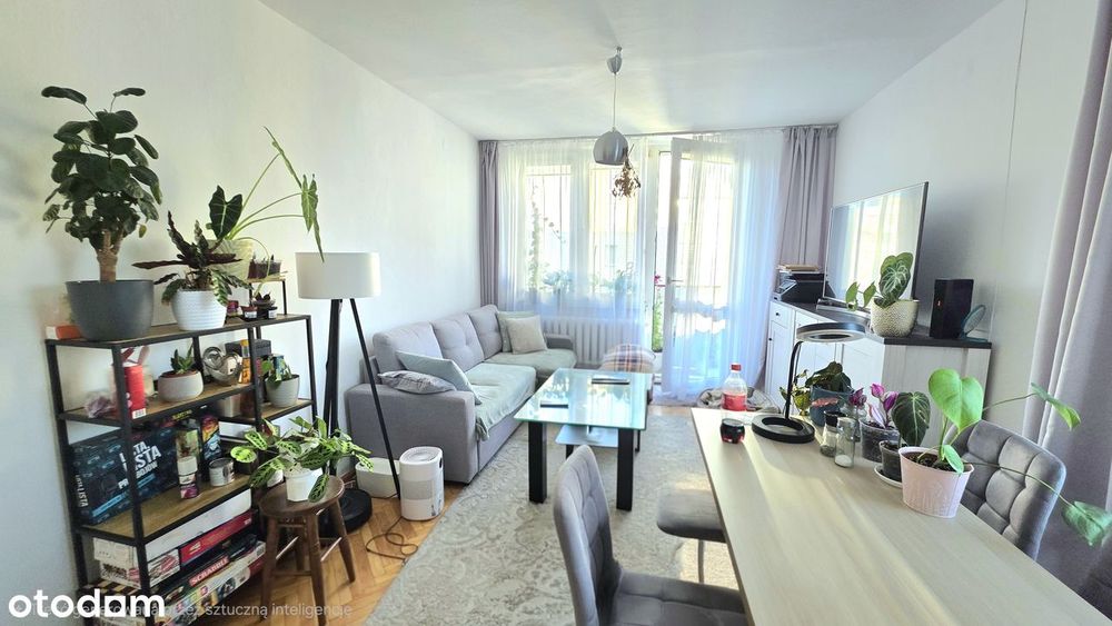 3 pokoje, oddzielna jasna kuchnia, balkon, piwnica na Mokotowie