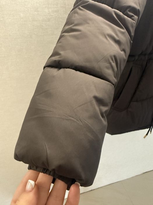 Куртка пуховик коричнева