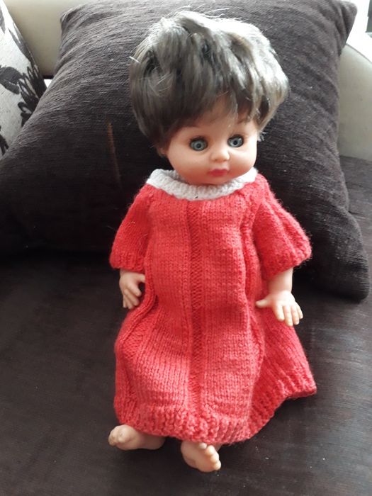 Stara Włoska lalka gumowa 35cm.