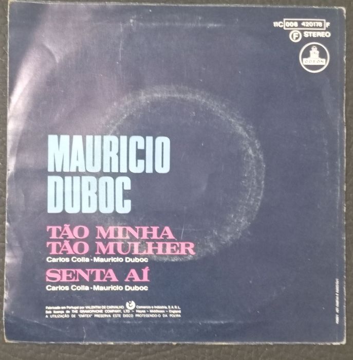 Maurício Duboc – Tão Minha Tão Mulher | Single Vinil 45 RPM