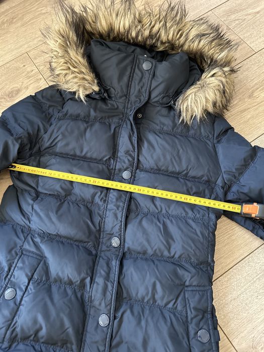 MEGA kurtka puchowa płaszczyk naturalny puch Tommy Hilfiger - L