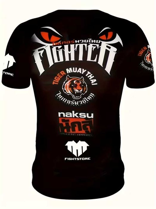 Мужская футболка Tiger Muay Thai для тренировок по муай-тай