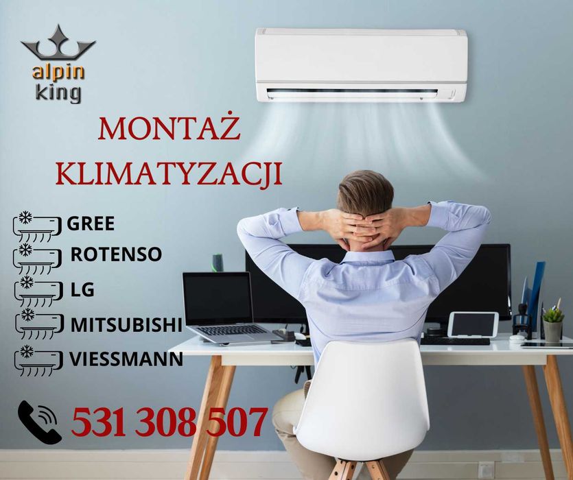 Montaż klimatyzacji • Sprzedaż • Serwis • Faktura VAT