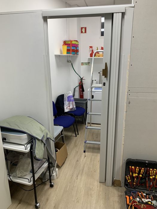 Portas de foles brancas