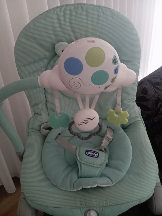 Baloiço bebê azul claro