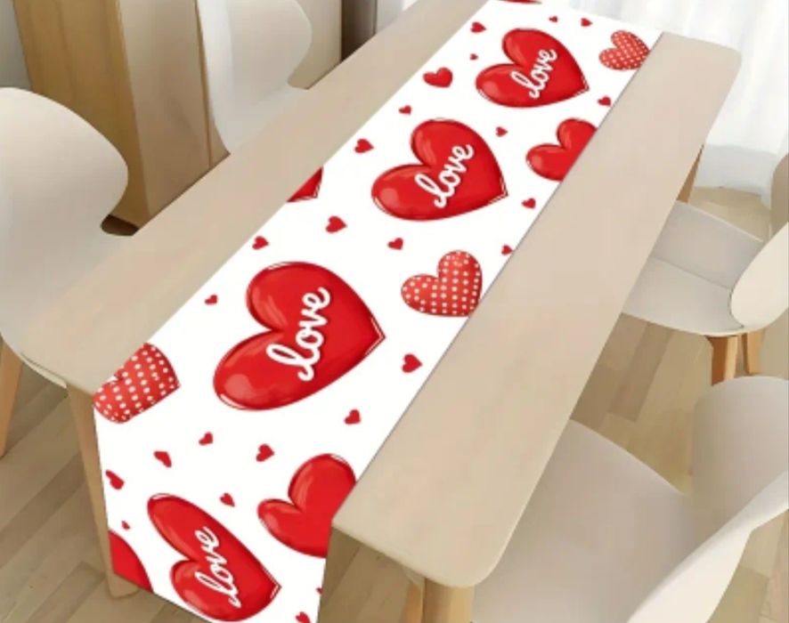 Toalhas de mesa dia dos namorados