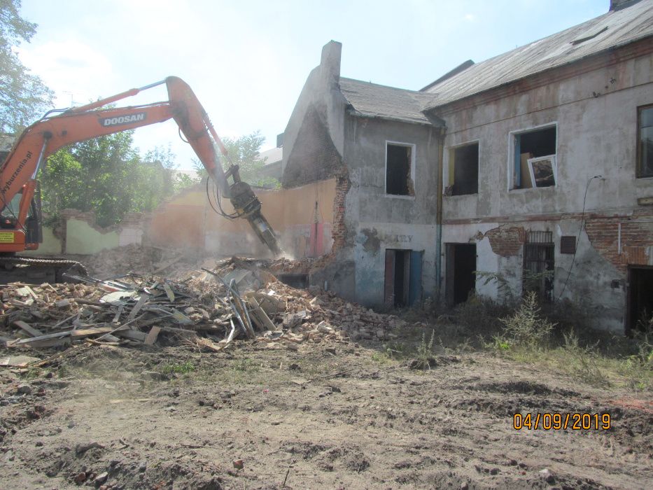 wyburzenia rozbiórki tanio!