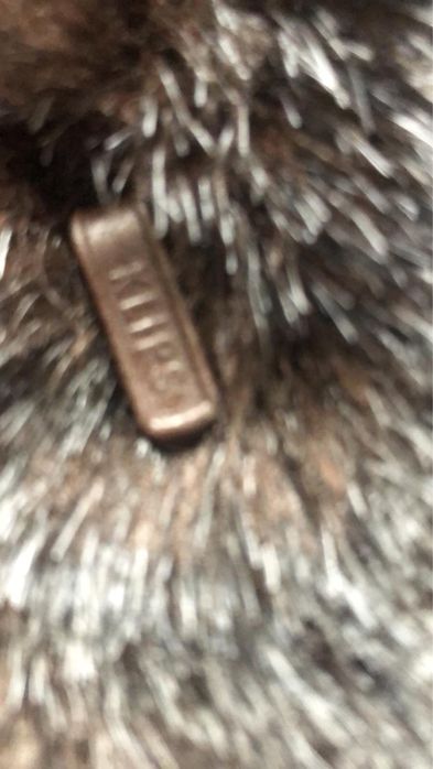 Futro futerko używane sztuczne do kostek długie ciepłe rozmiar XL 42