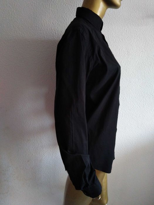 Camisa Manga Comprida Negra Mercato Slim Fit M