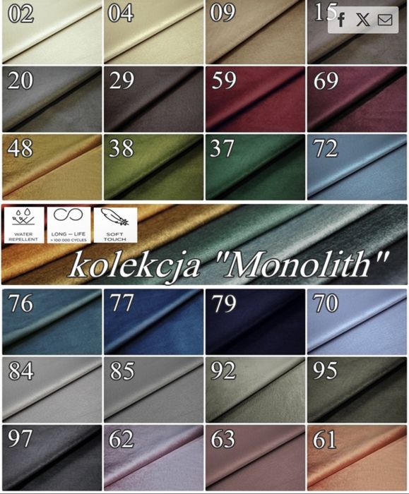 Kanapa Sofa Rozkładana Nuk Różne Kolory Jakość! Od Produceta