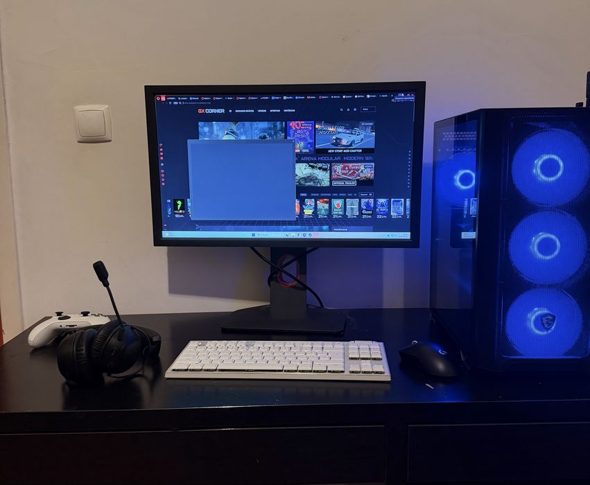 Setup Gaming RTX 3060 + i5-12400F + BenQ 144Hz