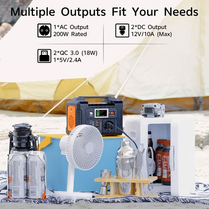 Estação de energia portátil NOVA 200W AC 220V