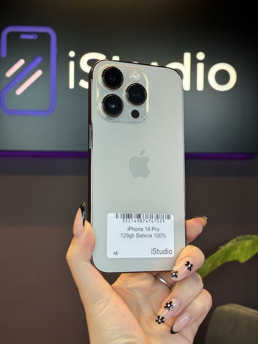 iPhone 14 Pro 128GB Złoty- Stan bardzo dobry – Raty 0% – Wysyłka / Odbiór Warszawa GWARANCJA 12 MIESIĘCY!!!