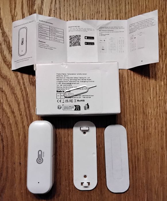 Termometr WiFi higrometr Smart Life inteligentny dom