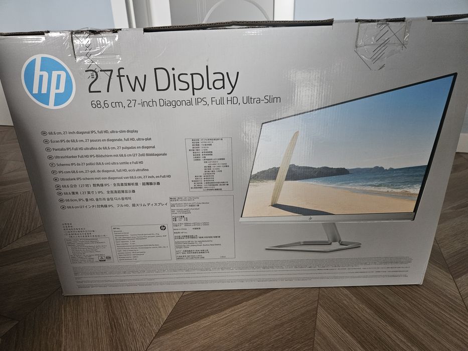 Monitor HP 27fw – 27" IPS FHD, ultracienki