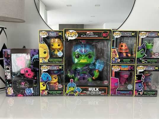 Funko POP black light luz negra