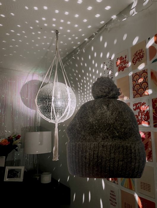 Czapka czarna ciepła H&M