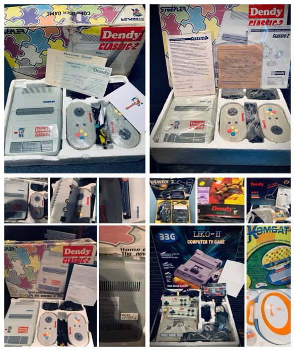 Коллекционные Игровые Приставки Dendy,Subor,Lifa,Haili,Sega,Nintendo!