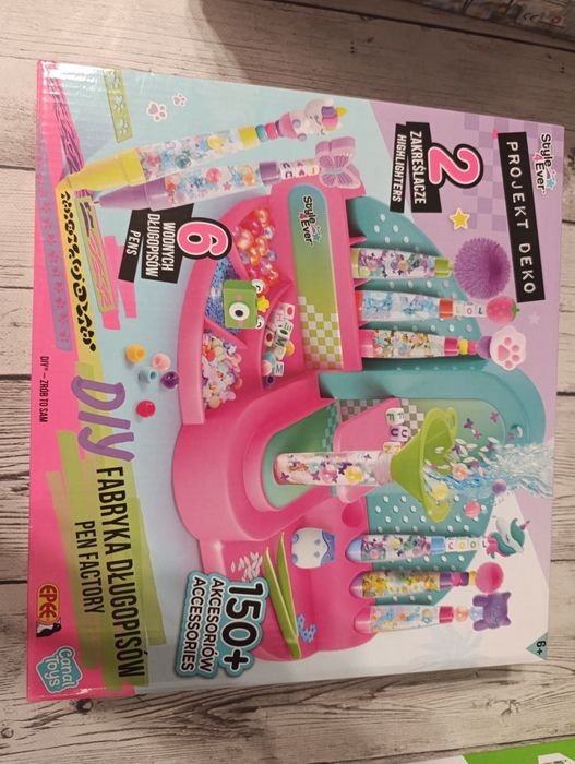 Zestaw kreatywny fabryka długopisów