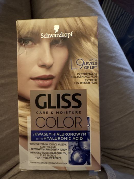 Rozjaśniacz Gliss color L9 care&moisture