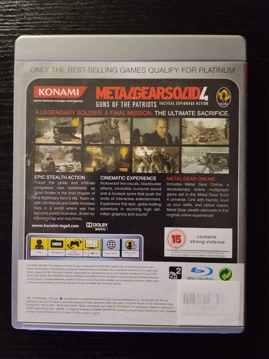 Metal Gears solid 4 ps 3