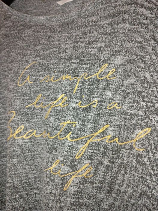 Bluzka sweterkowa , asymetryczna 42-44