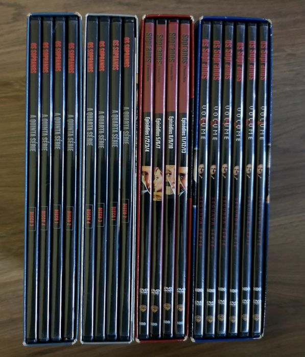 Os Sopranos 2ª, 3ª, 4ª e 5ª temporadas DVD
