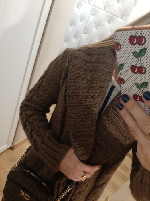 Kardigan wełniany Sisley xs/s