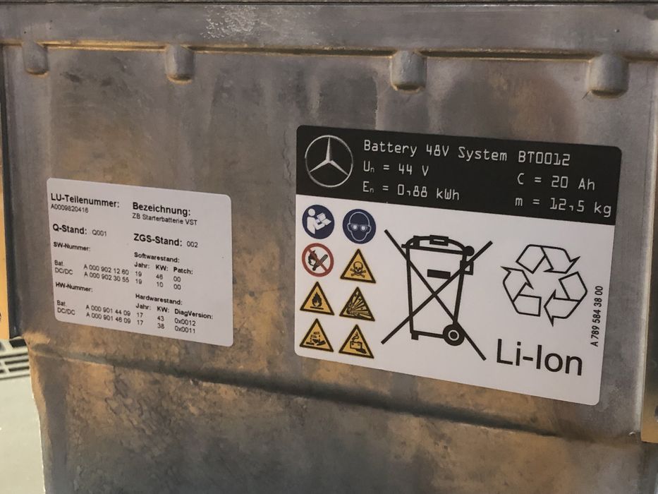 Ремонт и прошивка батарей hyubrid mercedes W167/W203/W205/W222/W223
