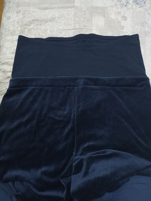 Штани з велюру для вагітної, L,XL