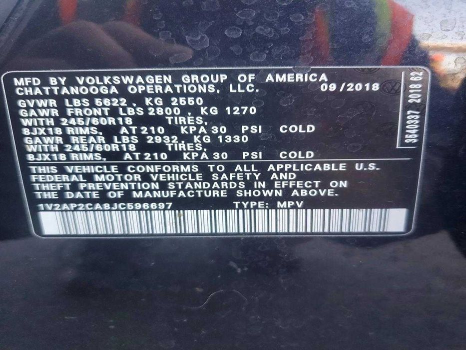 Volkswagen Atlas 2018