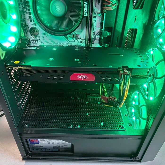 Компютер Новий Ryzen 5 3600, 16GB DDR4, RX 570 4GB, SSD 256GB, HDD 500