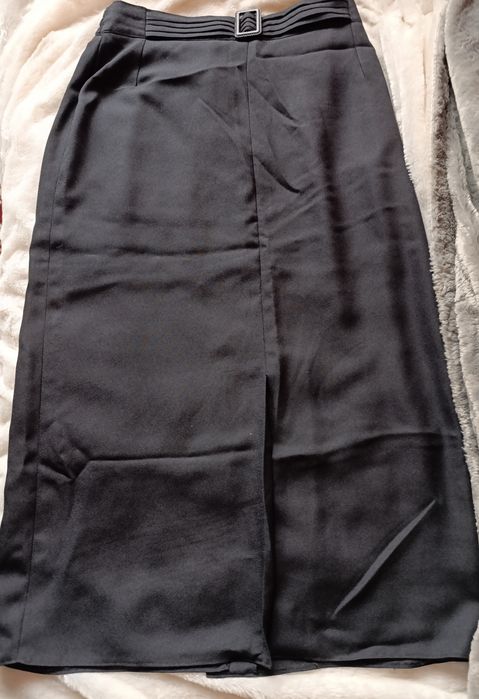 Elegancka czarna spódnica pas 37 cmx2