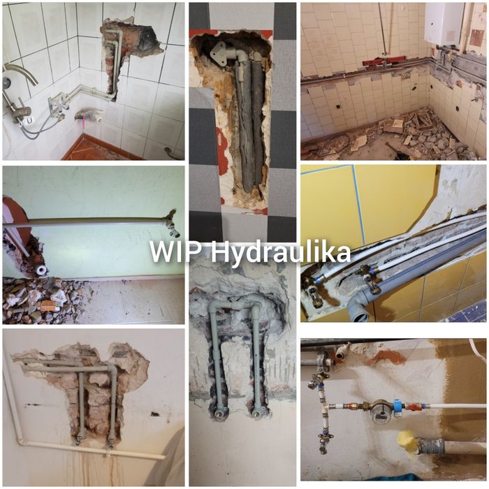 Hydraulik udrażnianie przetkanie gaz grzejniki mrożenie awarie pex pp