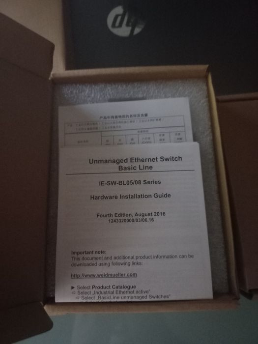 Weidmüller Industrial Ethernet Switch64564212231553124