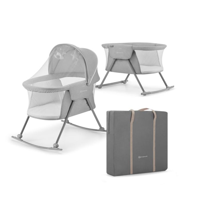 Mini Berço Kinderkraft Lovi Cinzento
