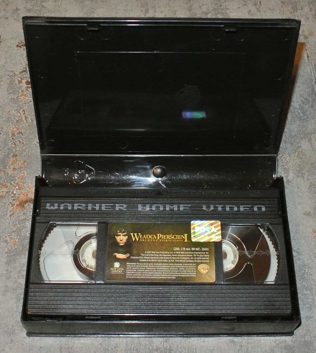 Kaseta VHS - Władca Pierścieni - Drużyna Pierścienia