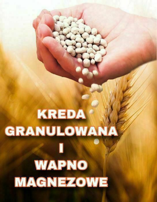 Wapno granulowane. Kreda. Czarna Kreda. Wapno Magnezowe